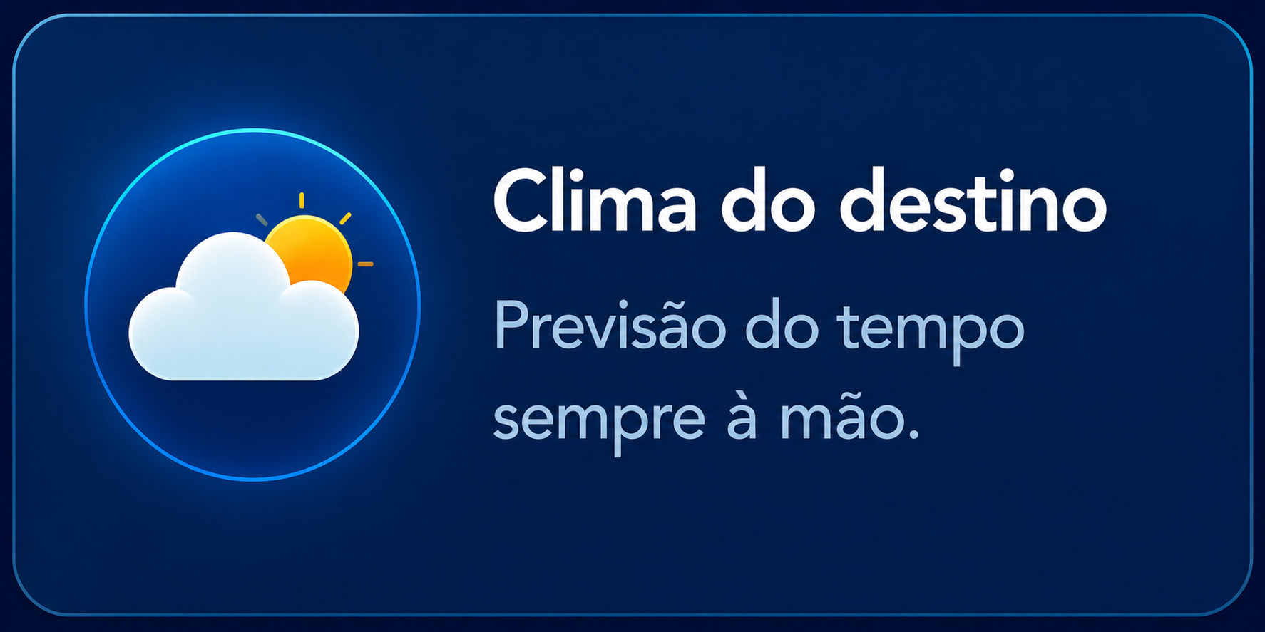 Clima do destino